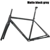 Matte black gray