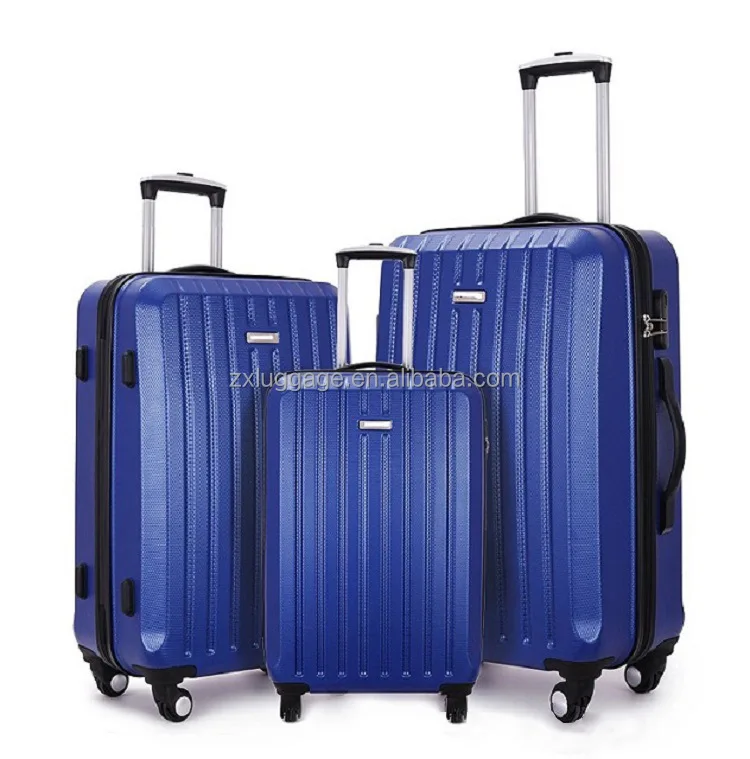 3pcs Set Abs Royal king Polo Luggage case 20 24 28 Inch Private Label Polycarbonate Luggage High Quality