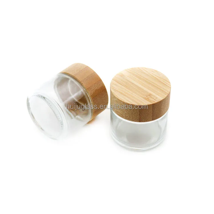 Buy 5 Pcs Frosted Candle Jars With Bamboo Lid 100g 3 Oz, 200 Ml 6