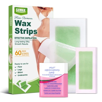 Sumax Wax Strips Gentle And Safe Remove Unwanted Hair Effectively At Home Waxing Kit