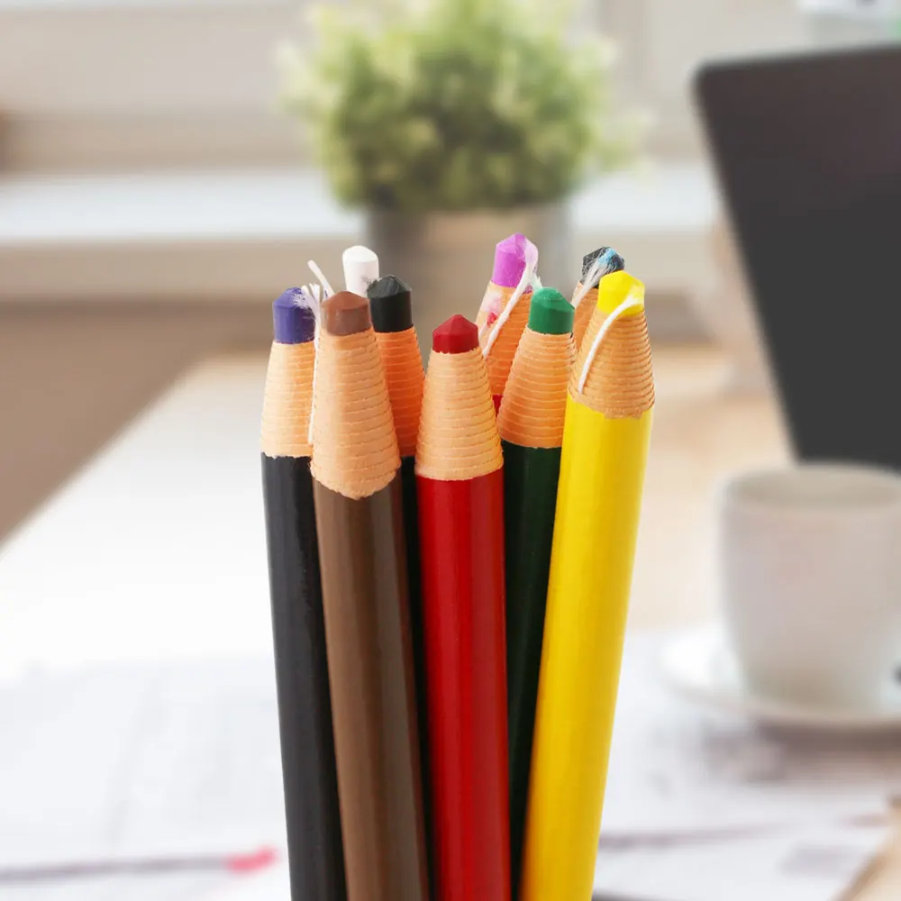 Великолепная оптовая продажа красочный автомобильный карандаш восковой Оригинальный стандартный дерматографический для металлической поверхности
