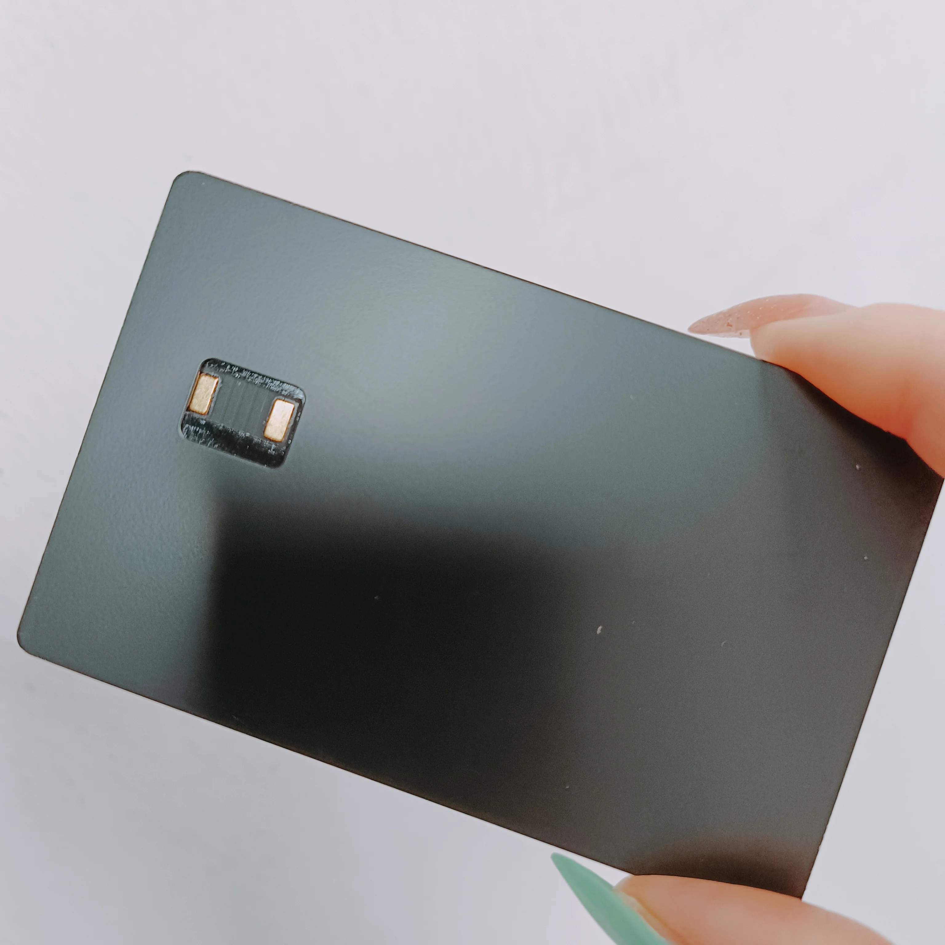 Factory Hologram rainbow Scratch Proof Metal Atm Card Visa ATM Credit Blank Bank Metal Mirror  Tarjetas Bancaria Card