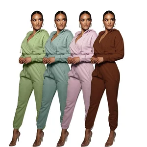 Reflective Manufacture Custom Us Sizes pink Tracksuit Complete Stacked Sweat Pants with Hoodie Set for Women Unisex