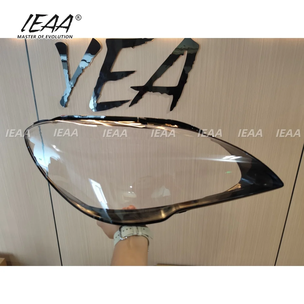 YEA AUTO Penutup Lampu Depan Mobil Kaca PC Penutup Lensa Lampu untuk BMW Seri 6 Penutup Lensa Lampu Depan Kaca Penutup 2015-2017