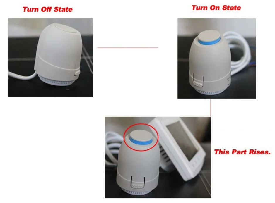 Thermal Actuator Underfloor Heating Wax Actuator Electric Heating