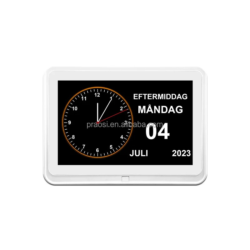 Vorteile Rumänisch Schwedisch Erinnerung Speicher verlust Digitaluhr  Kalender Alzheimer Uhr Demenz Uhr 10 