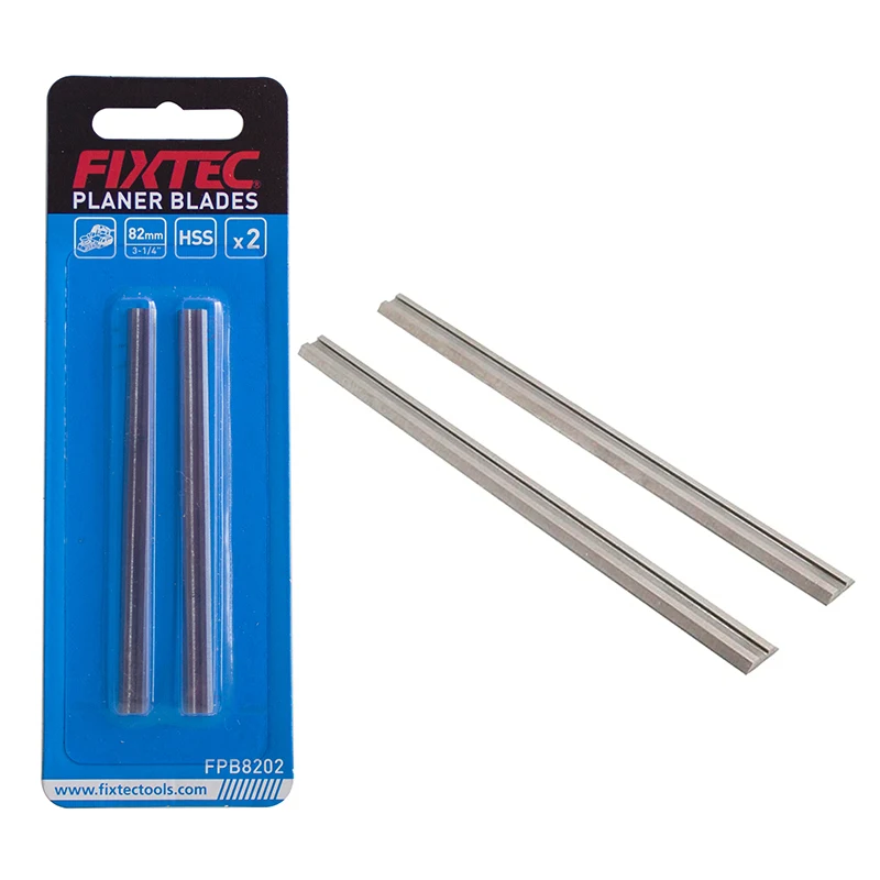 Fixtec High Quality Hss 82mm Planer Blade Wood Planer Blades For