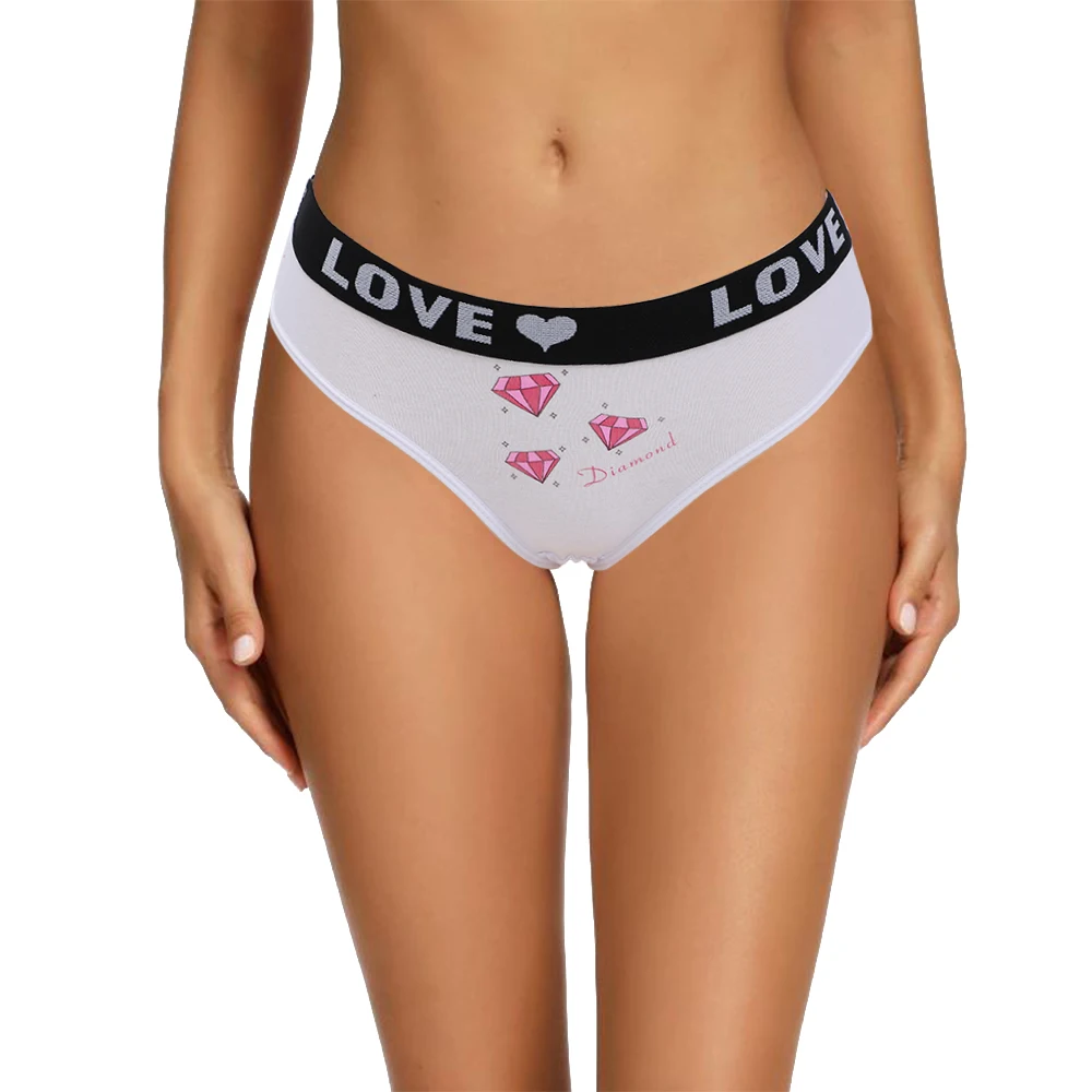 Wholesale School Teen Girls Low Waist Teen Panties 95% Cotton Double Crotch Brazilian Panty Tanga Underwear Dozen Pack 12pcs