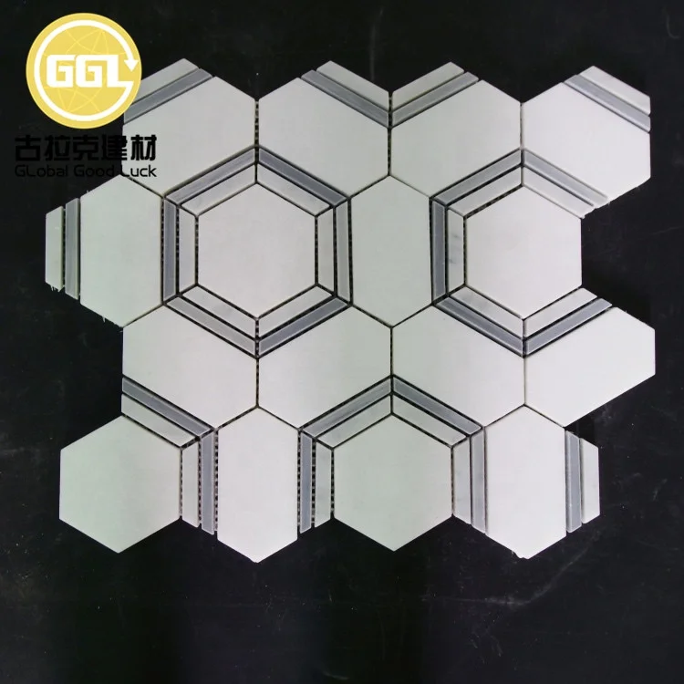 High Quality Hexagon Marble Mosaic For Floor and Wall Tiles