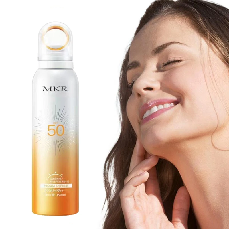 SPF50 150ml Face Sunscreen Lotion Spray Sunblock Cream Face Body Summer Sunscreen Spray Mist