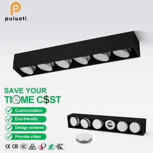 High Brightness GX53 LED Surface Downlight 30W 42W 54W Simple Modern Design with Aluminum Body White/Black for Indoor Use