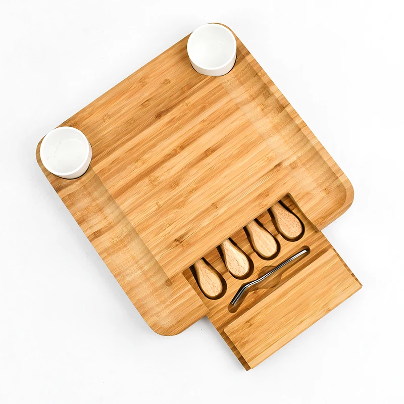 WDF Wholesale custom cheese board cheese board set cheese board and knife set for kitchen details