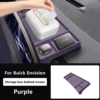 Pour Buick Envision Boîte de rangement derrière l'écran Violet