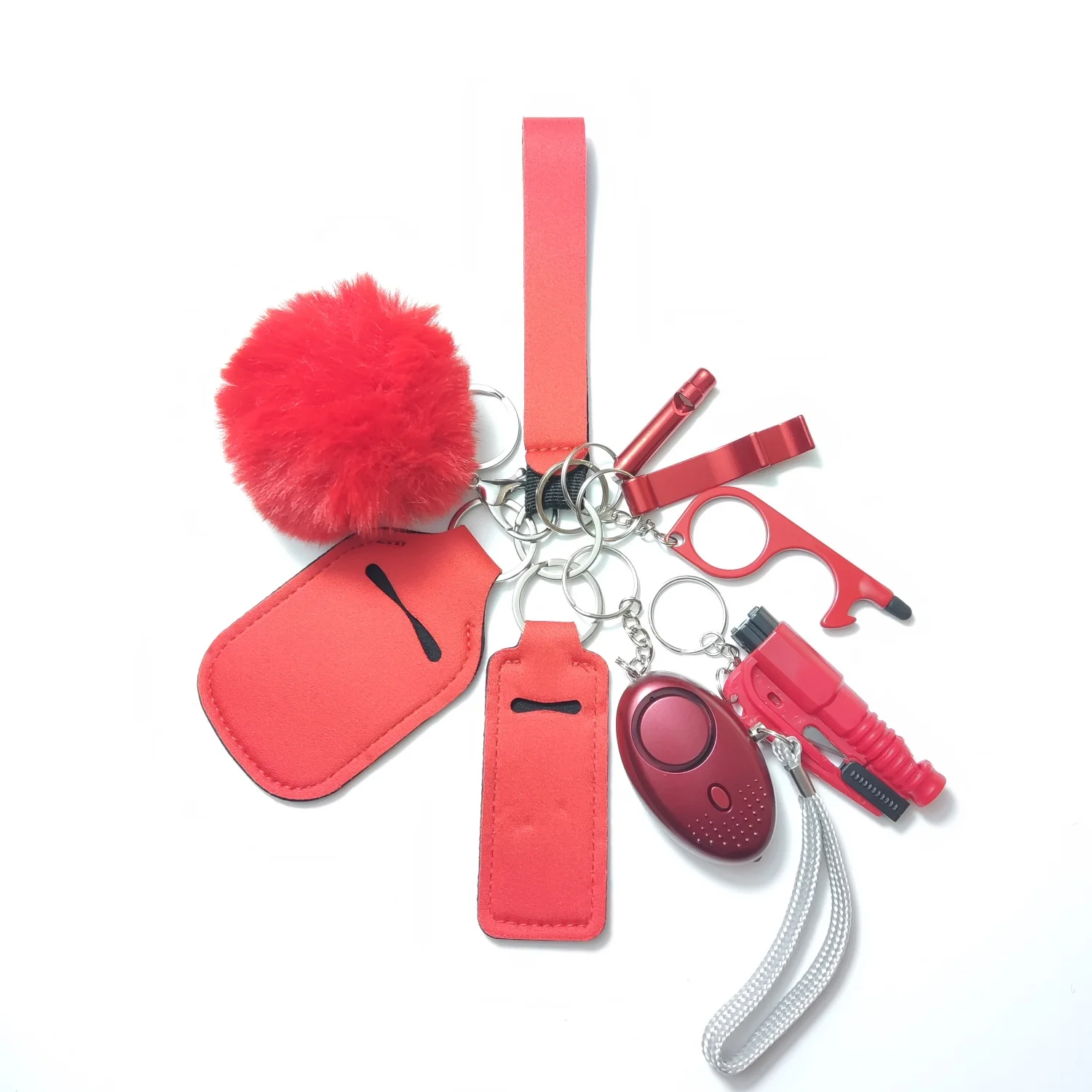 2023 New Hot Selling Self Defense Keychain Set Wholesale Safety