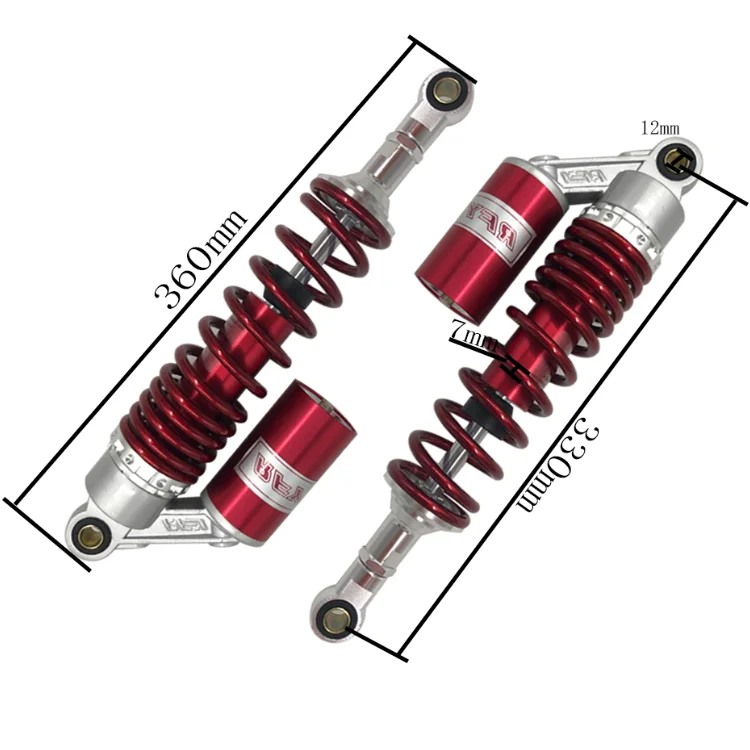 RFY 7mm Spring 330mm Motorcycle Shock Absorber for YAMAHA XJR400