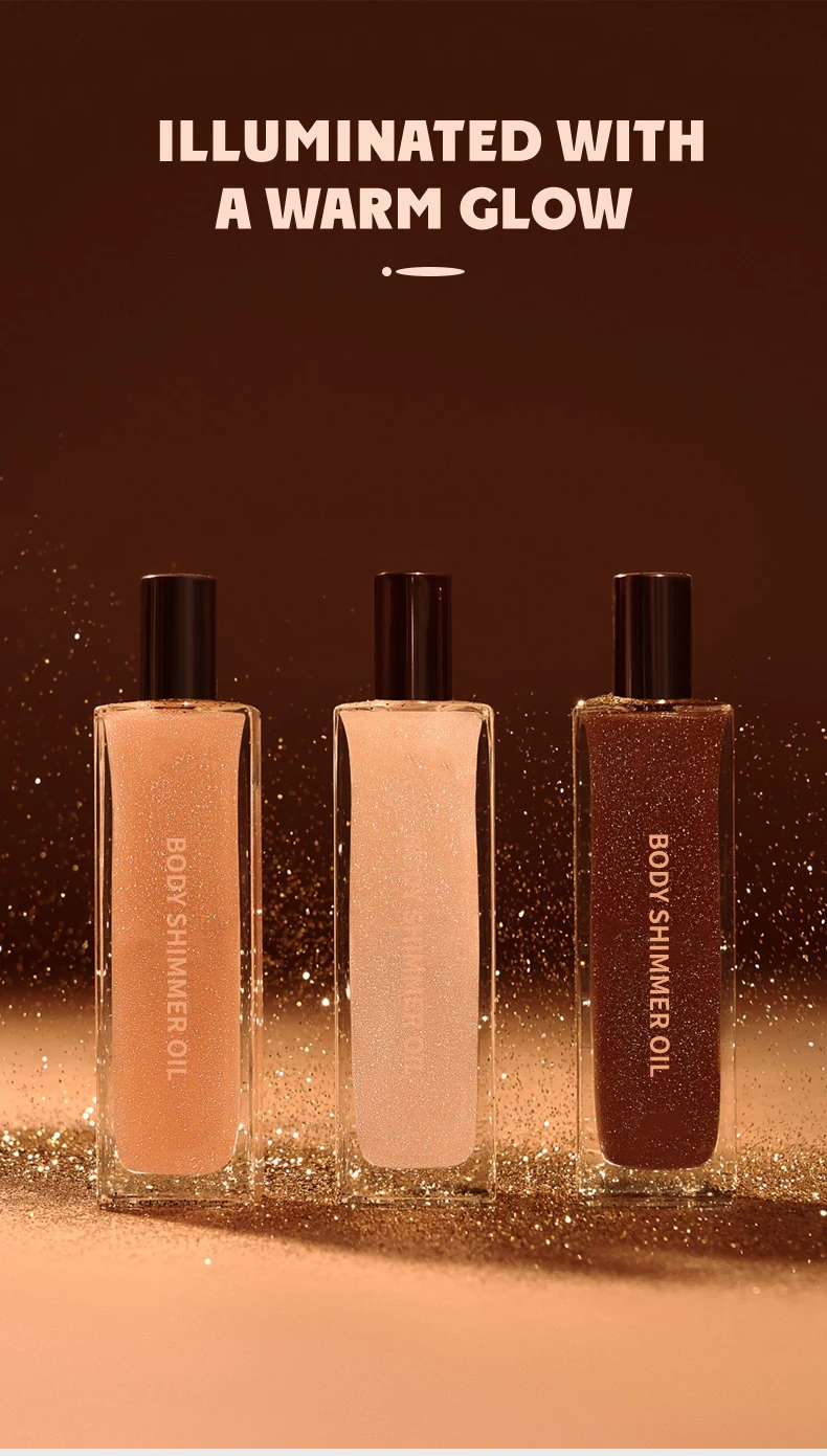 High Quality Liquid Gold Glow Body Shimmering Highlighter Oil Mist