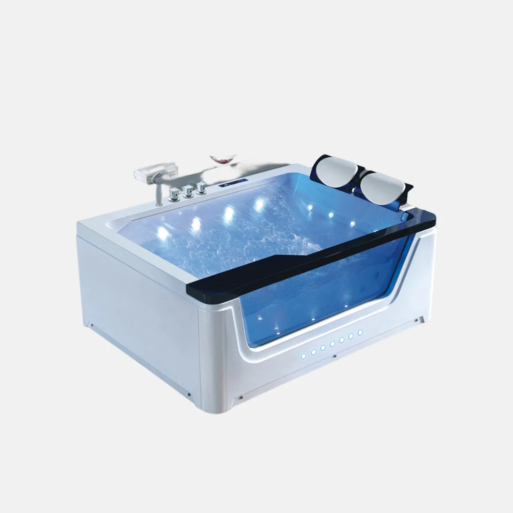 6 Seats Whirlpool Acrylic Balboa Tub Outdoor SPA Hot Tub with spas jets bathtub in garden balcony