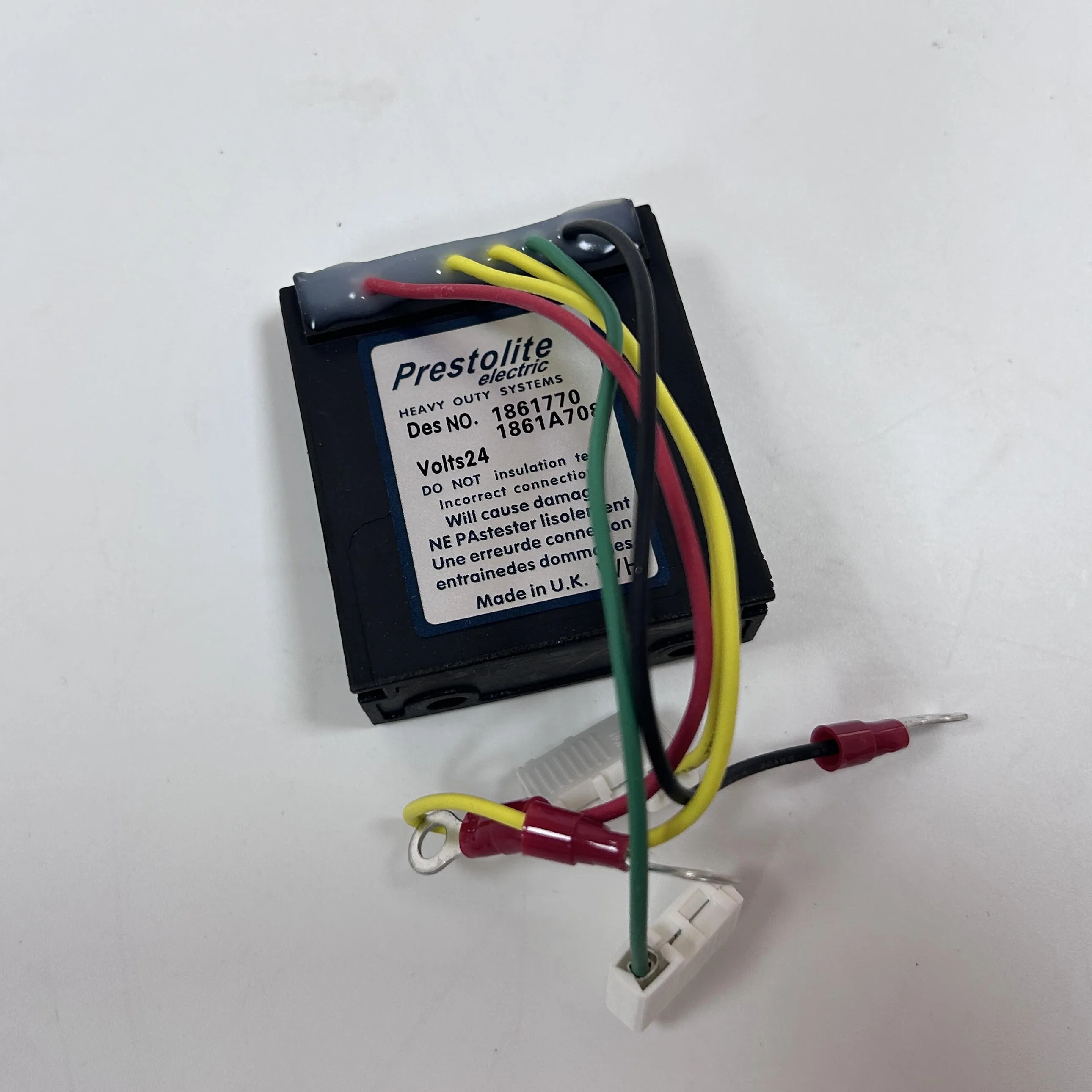 1861A708 Starter Electrical Systems Switch Regulator 6 Wires Type 605-2 24V DC for Prestolite Alternator 8SC Type
