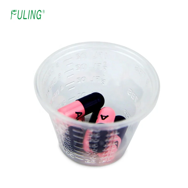 25/50/100pcs bicchieri di miscelazione in plastica graduata