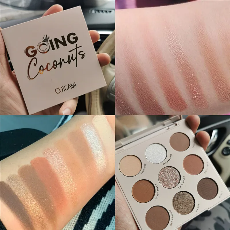 Ice Cream Eyeshadow Palette Shimmer Finish Colors Pearly