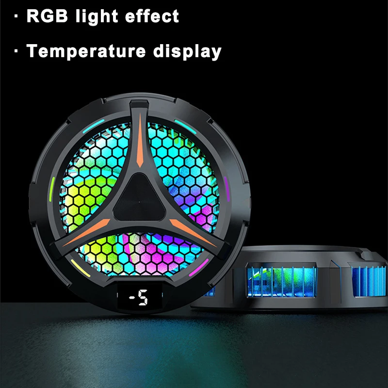 27w Colorful Lighting X42 Tablet PC Magnetic Peltier Large Size Semiconductor Radiator Cooler Tablet Holder Cooing Fan