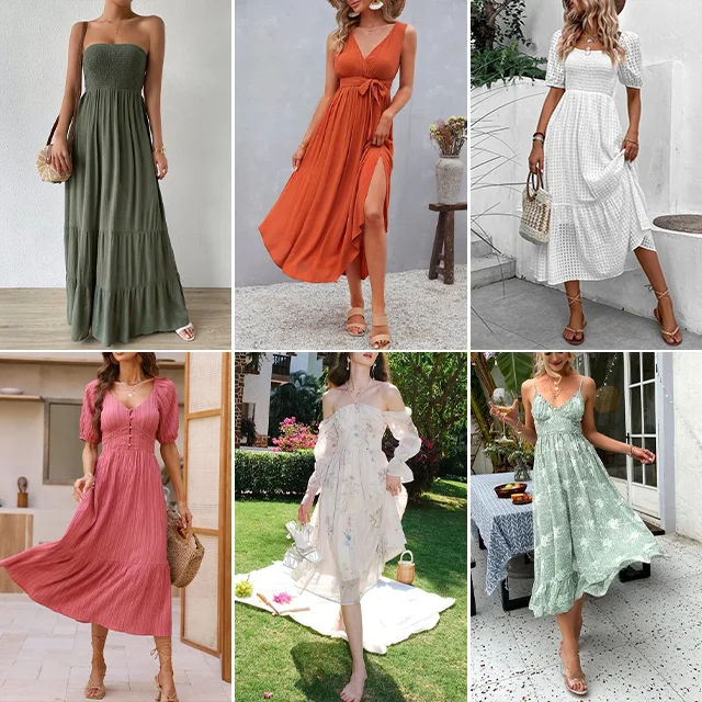 Spring Women Maxi Dresses Casual Full Sleeve Floral Printed O-neck Woman  Bohe Beach Party Long Dress Mujer Vestidos Dropshipping - Buy Stock  Clothing,Used Dress,Branded Clothes Product on 