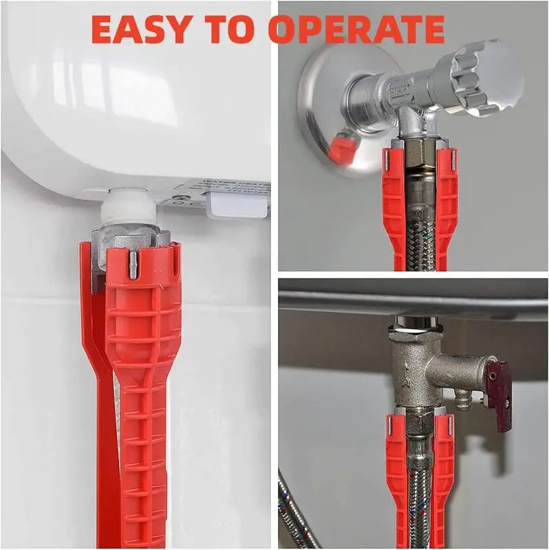 Yumneo Kraan en gootsteen installateur gereedschap | 14-in-1