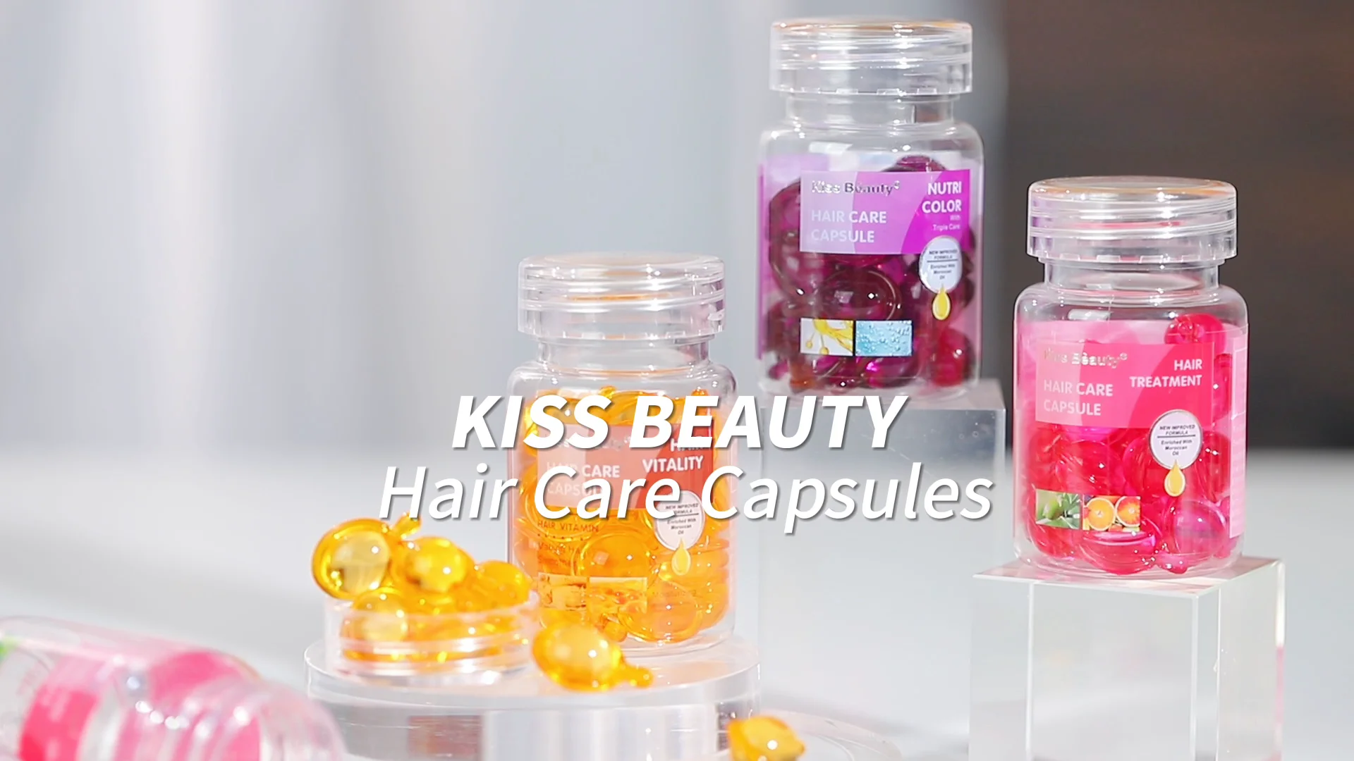 Kiss Beauty 20 Capsules Easy Carry Cruelty Free Smoothing Capsules Hair