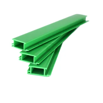 factory direct sales low price customizable green color Plastic PVC Profile bar extrusion pvc profile PVC profile for led strip