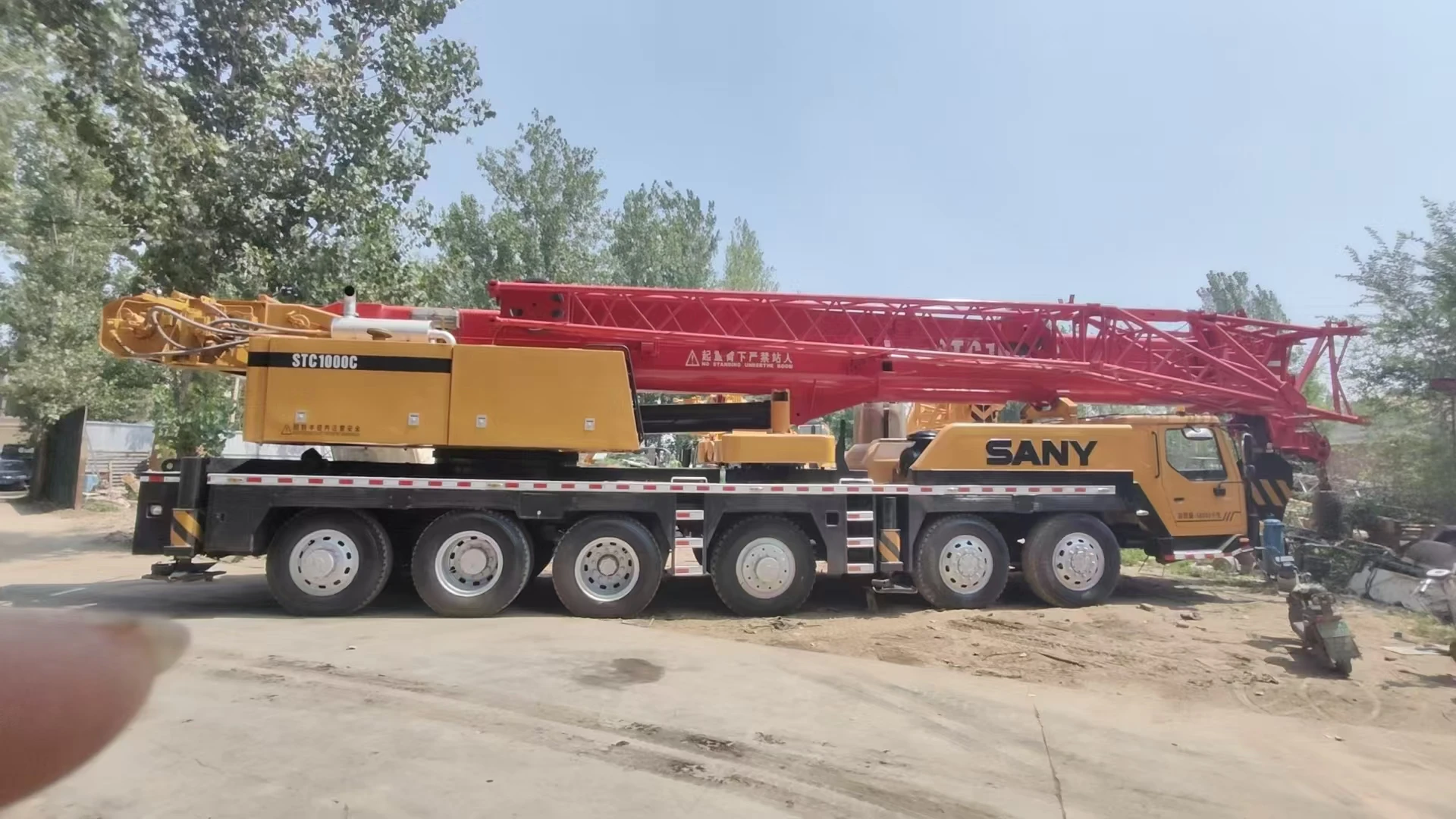 SANY SRC1200 80t/100T/120 TONS Mobile Crane 100 Ton Truck Crane Unic Crane Price Crane with Wheels Sanny Mobile Crane 100T