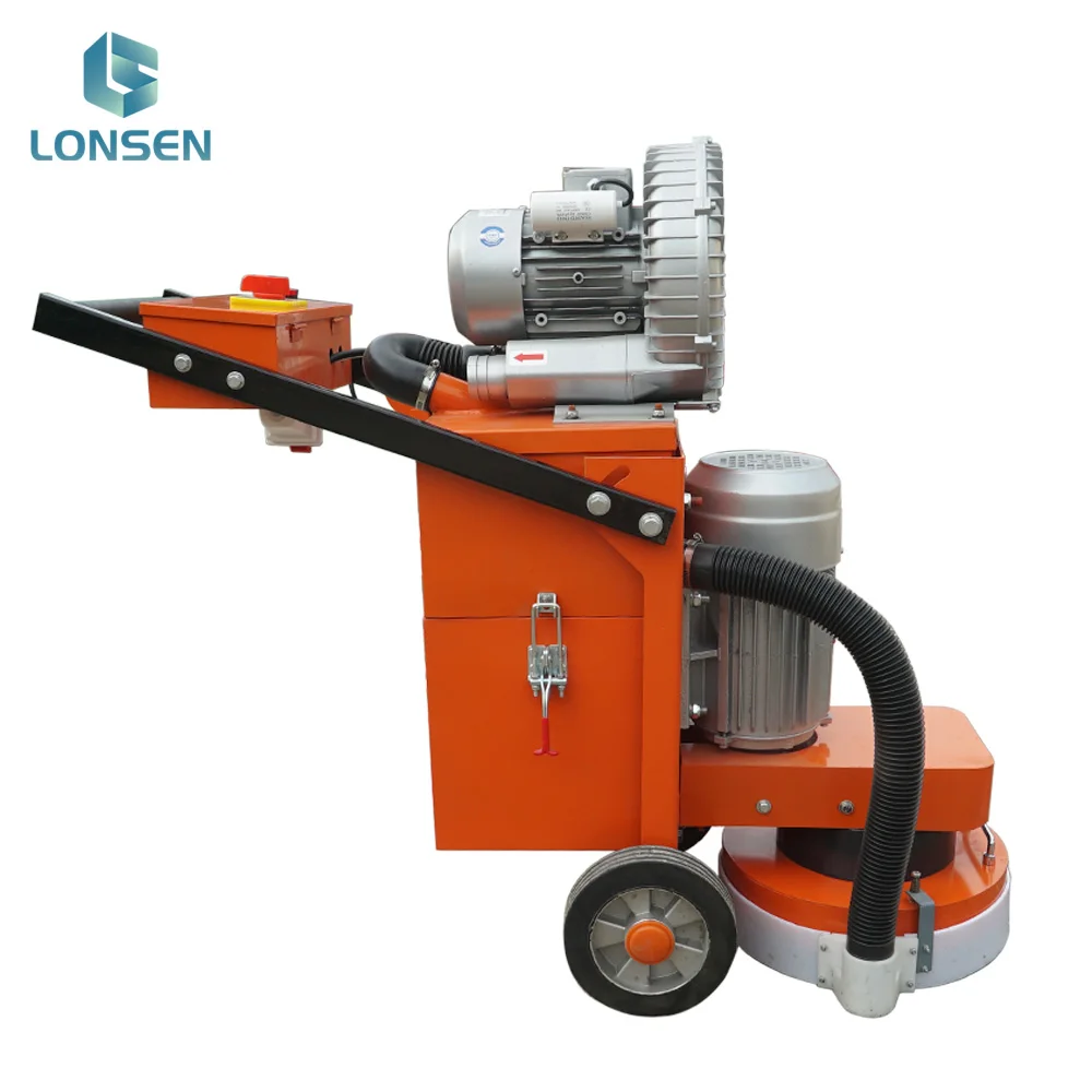 Dust Free Three Head Concrete Polisher Floor Grinding Machine