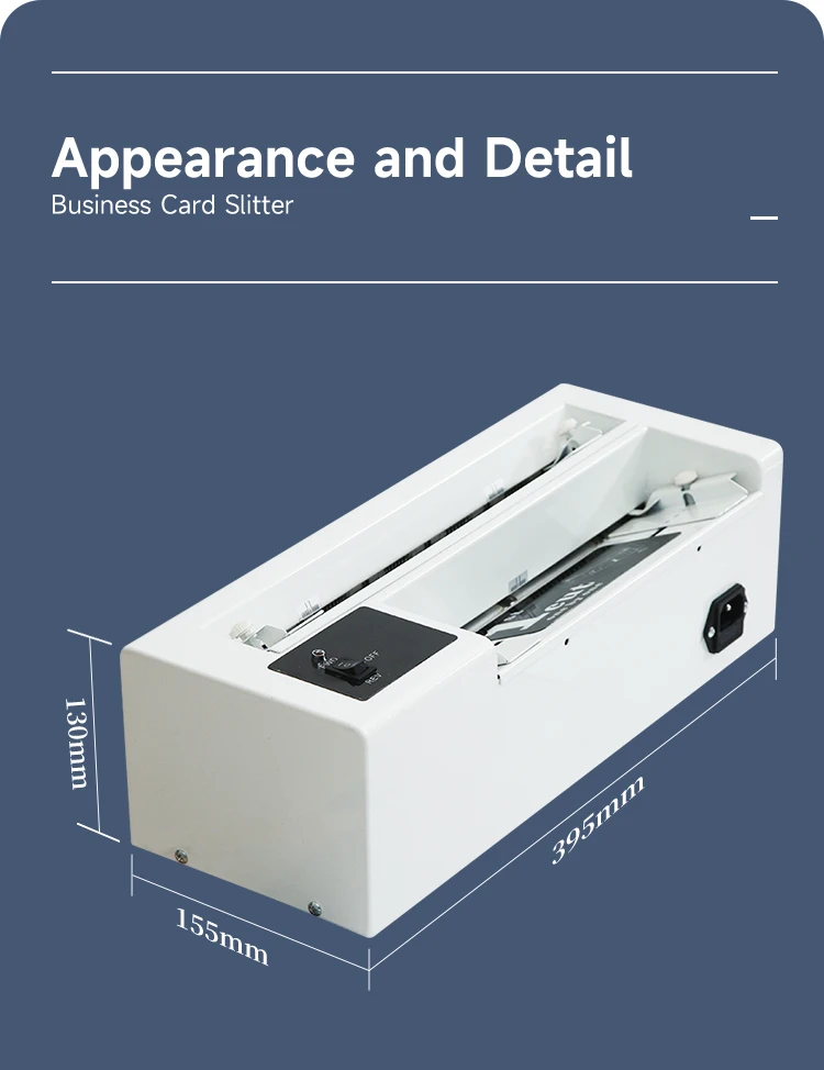 TPPS PFC100 Automatic Name Card Slitter Business Card Cutting Machine ...