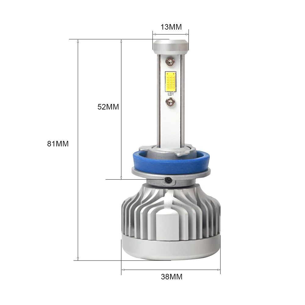 H1 H4 H7 H8 H11 Socket Led Headlight Conversion Kit