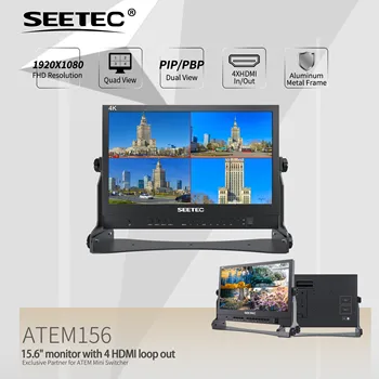 SEETEC ATEM156 15.6 Inch Director Monitor, Aluminum Alloy Case, Portable for Outdoor Broadcast, OEM/ODM Manufacturer detail image
