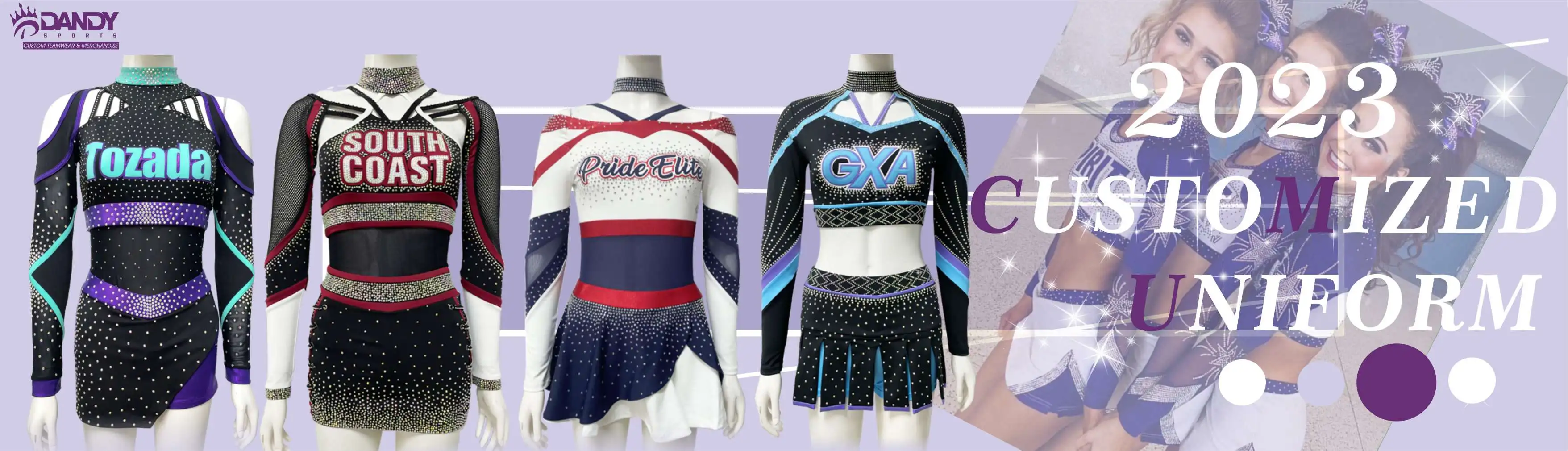 Free Design Custom Cheer Dance Uniform Cheerleading Uniform With