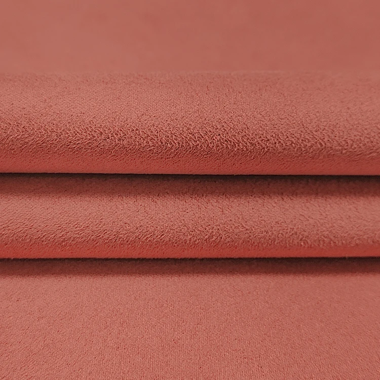 Factory Direct Sale Scuba Knit Cloth Fabric, Stretch Polyester Material Bonded Scuba Suede Fabric for Sale/ supplier