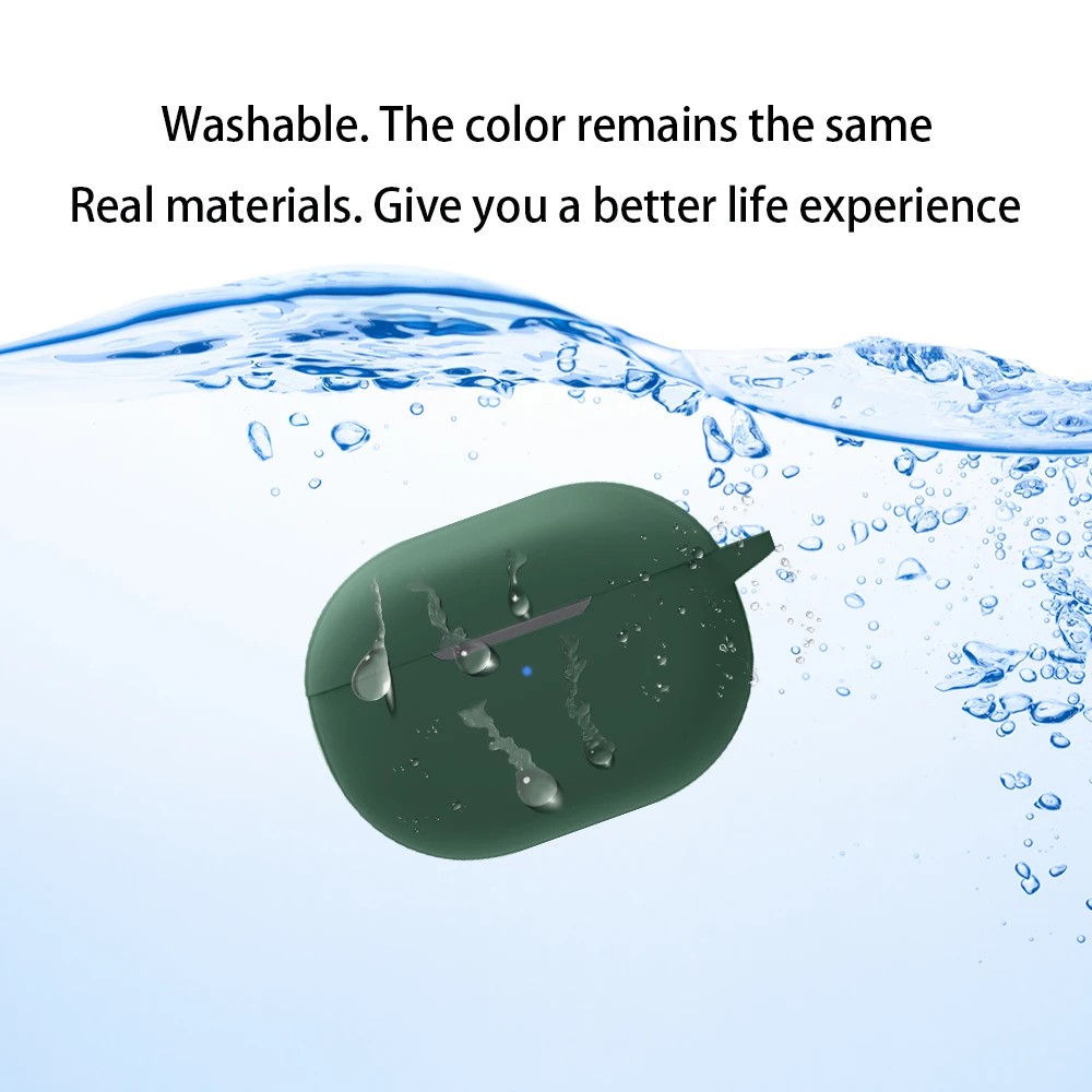 Free Sample for Soundpeats Free2 Classic Earbuds Wireless Headphones Accessories Silicone Rubber Silicone Protective Case Cover