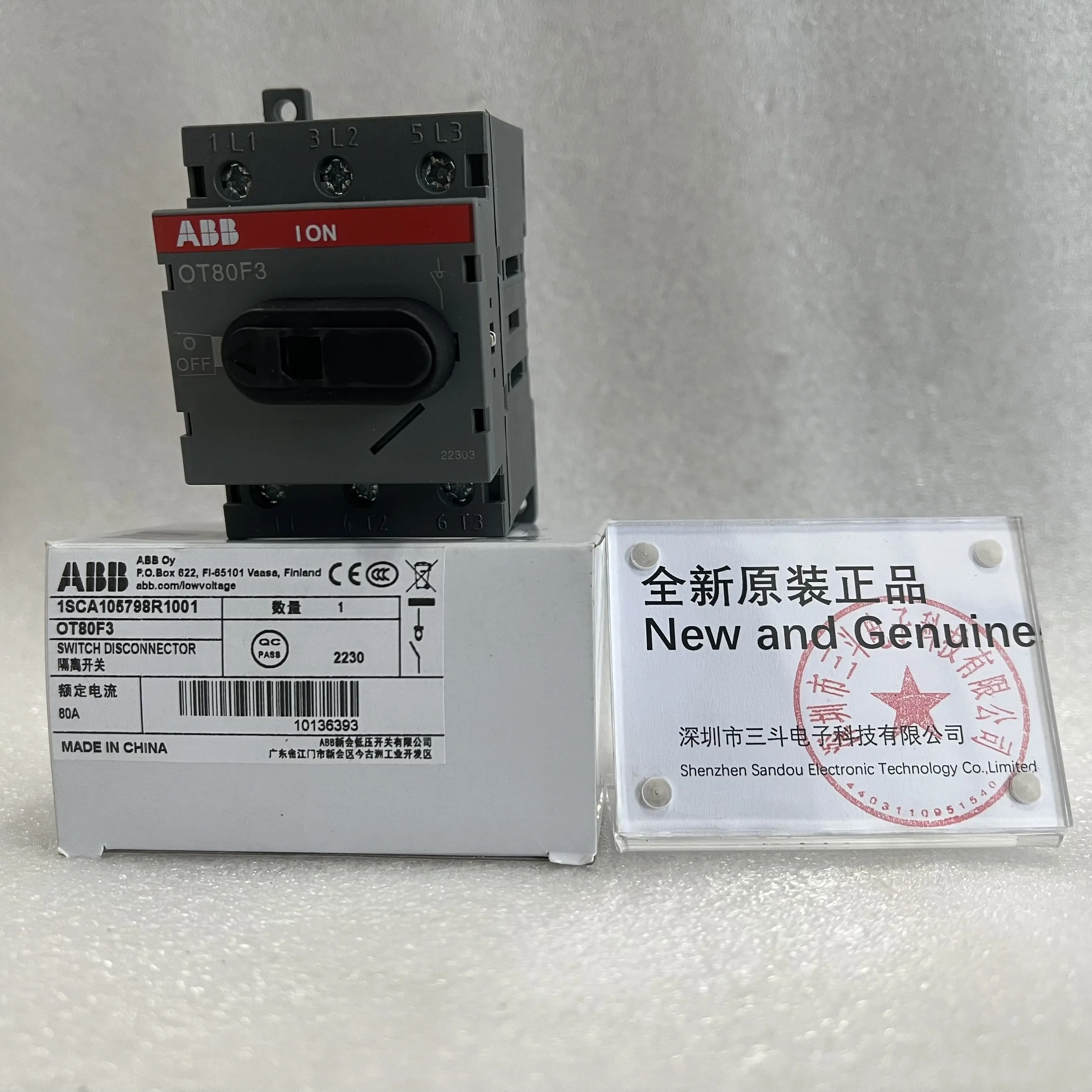 ABB Switch Disconnector OT80F3
