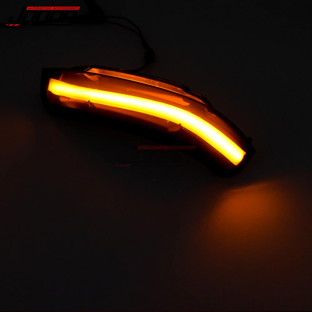 Specchietti Con Freccia LED Per VW Touareg II 2010-2018 - Indicatore Sequenziale Dinamico, Impermeabile, Colore Nero