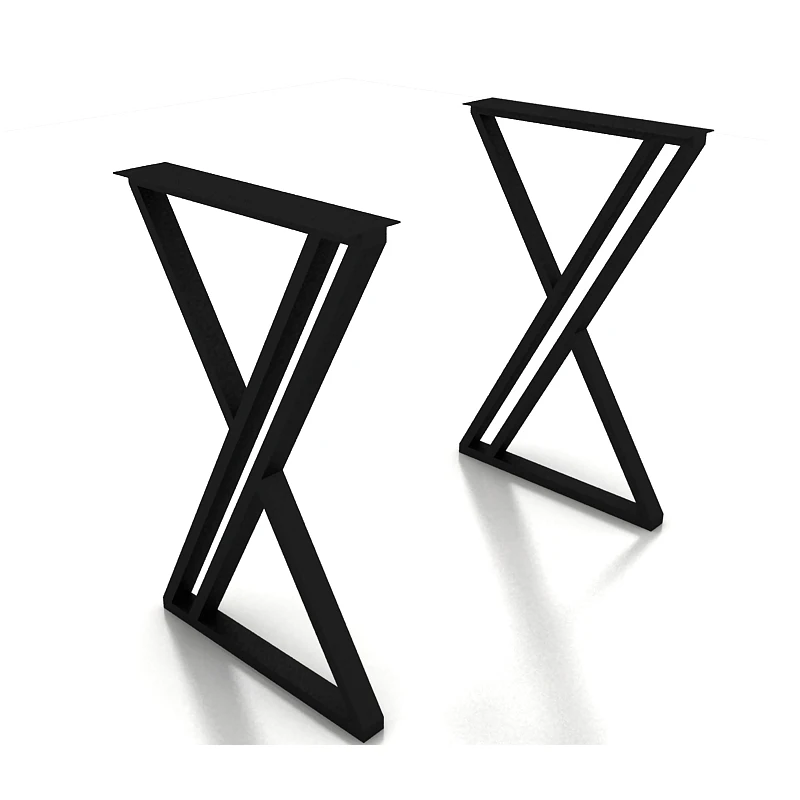 Modern Furniture Metal X Coffee Table Legs Gold Home Furniture Desk