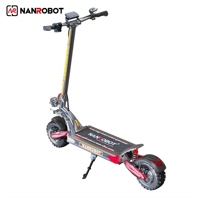 Adult Foldable Fast Speed Motor Electric Scooter Generator High Quality Electric Scooterx2 Nanrobot LS7+ 60v Black Electronic Ce