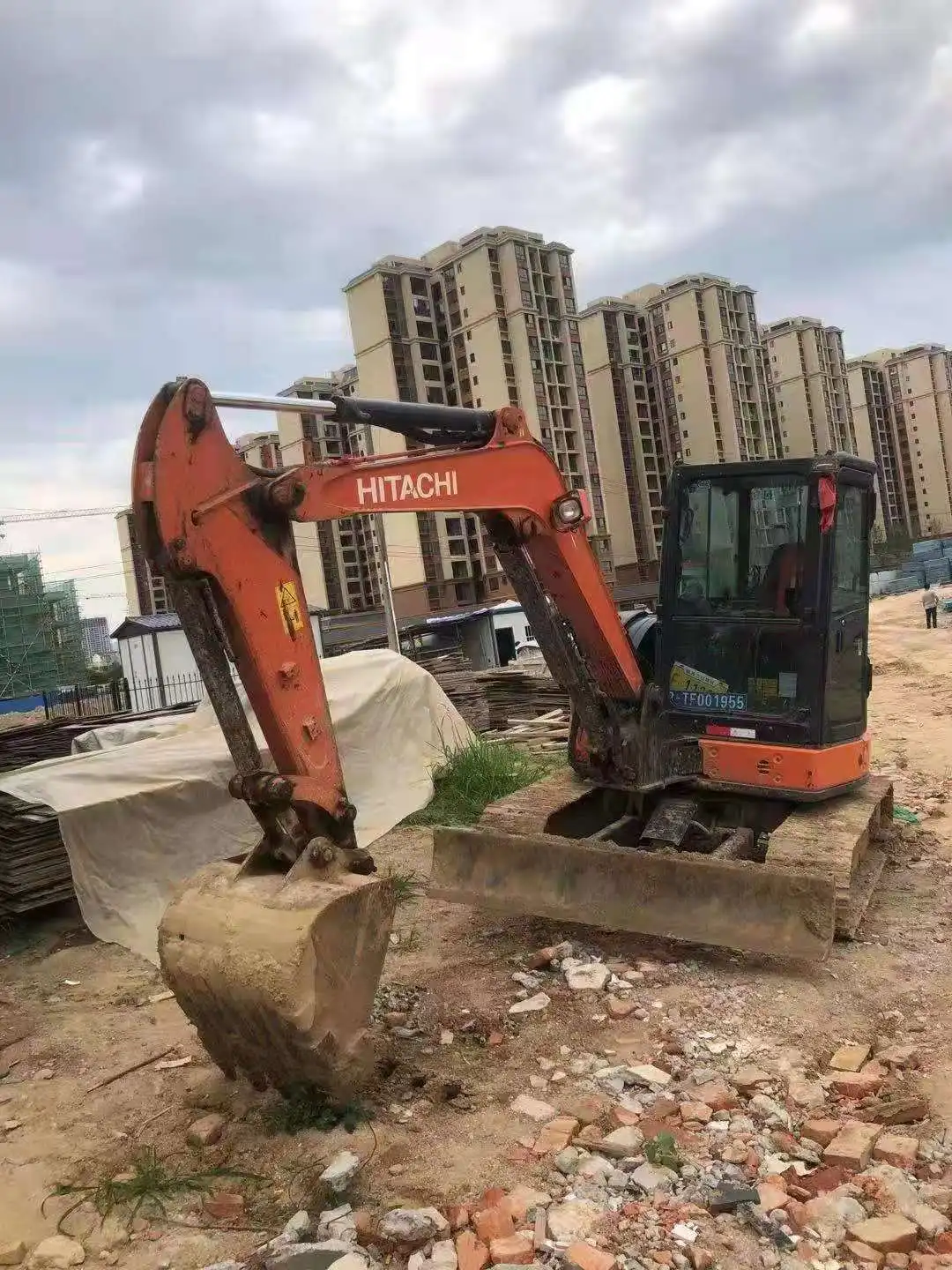 Used Hitachi ZX55 Mini Crawler Excavator - 5.5 Ton Bager Digger