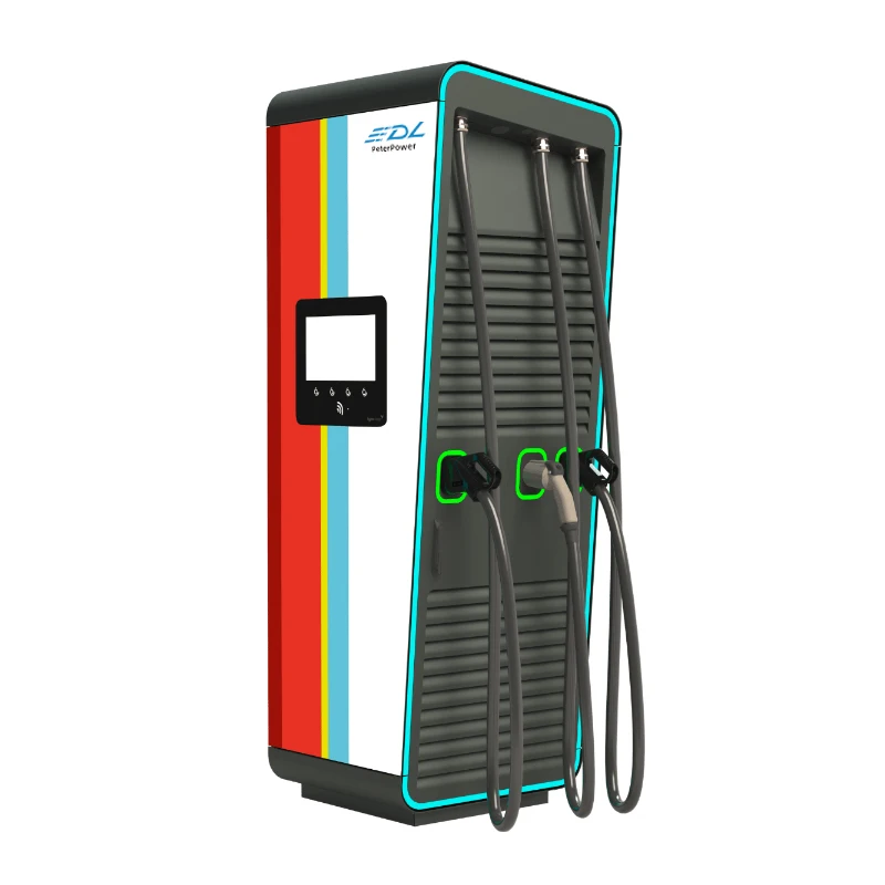 Commercial charging electric car charger CCS 60kw 120kw 180kw floor mounted dc fast ev charging station factory