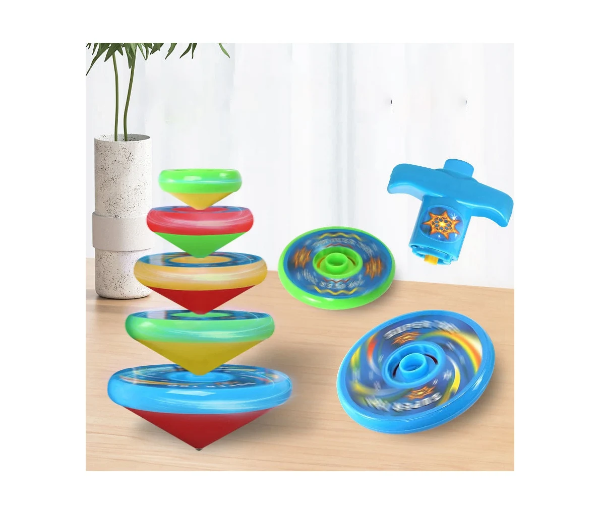 Профессиональное производство классическое гироскопическое кольцо приятная цена детские игрушки из пластика