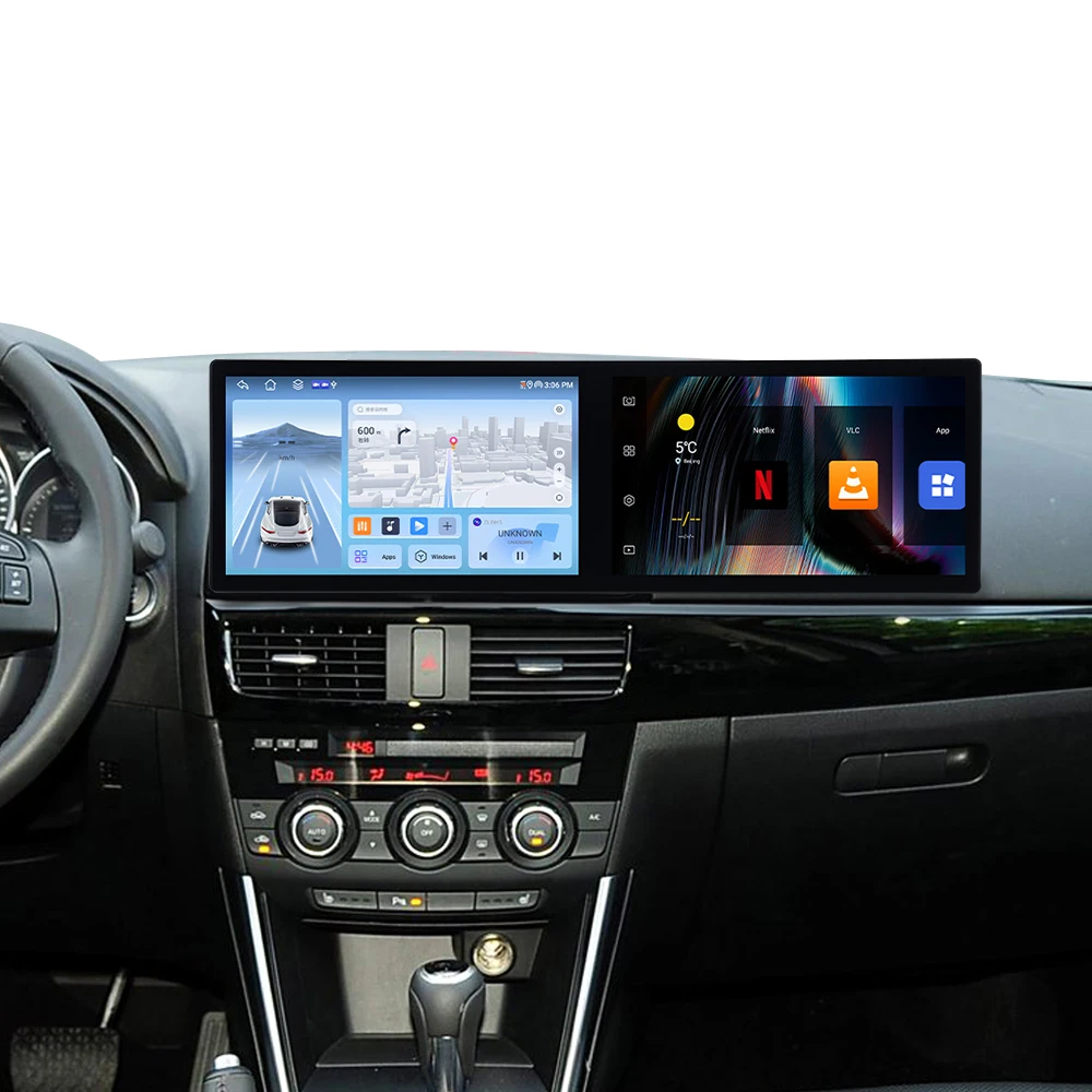 23'' Dual Screen Car Radio for Mazda CX-5 2012-2015 - Android 14