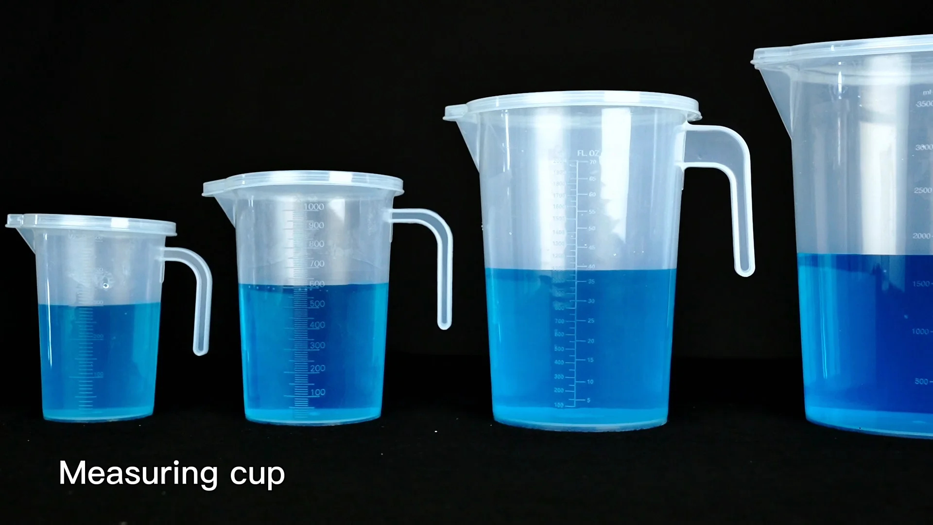 250ml 500ml 1000ml 200ml 3500ml 5000ml Kitchen Pp Plastic Measuring