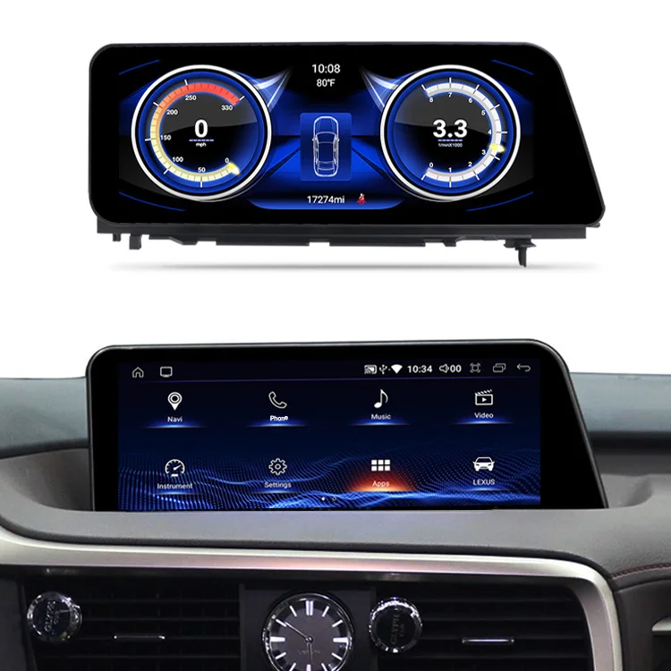 Autoradio GPS Navigation Android Car Radio Multimedia Player for LEXUS RX RX200t RX300 RX350 CARPLAY Wifi Car Stereo Headunit