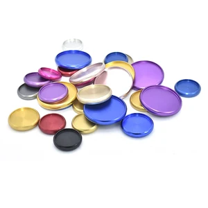 Customized CNC-machined for Machining Stainless Steel/aluminum Alloy Pressed Notebook Disc for Mushroom Buckle Brass Coasters