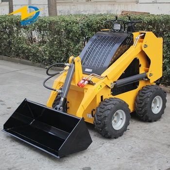 Factory-Direct Mini Skid Steer Loader Remote Control Wheel Loader Narrow Spaces Imported Engine Narrow Tracks Bucket Core