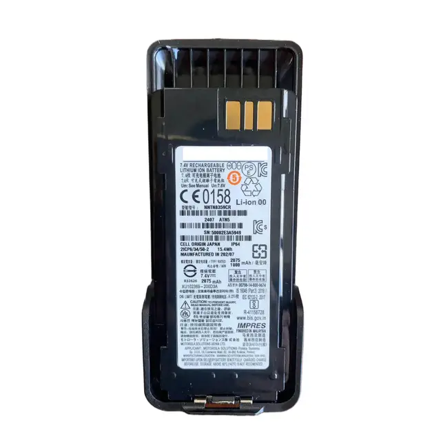 NNTN8359a Explosion Proof Impress Two Way Radio Battery for DP4801EX